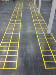 ABS-Markierungstechnik Bodenmarkierung